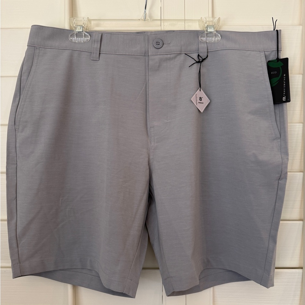 Travis Mathew Tech Chino Golf Short Gray NWT